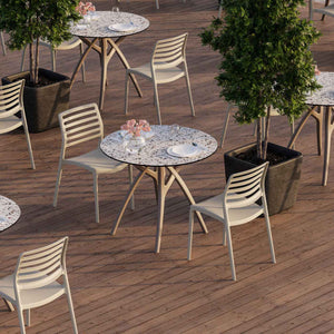 Silla exterior Louise