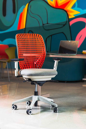 Silla de oficina Ingo Naranja