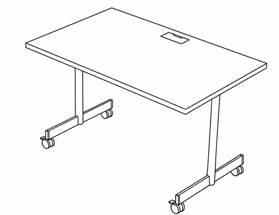 Mesa plegable Lizard