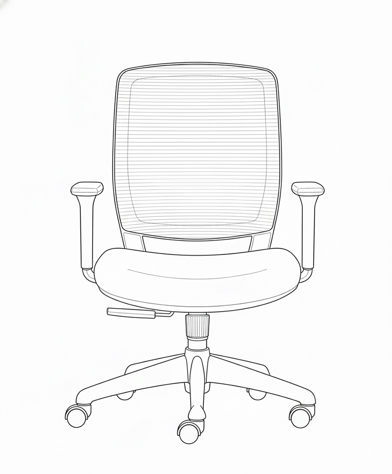 Silla de Oficina Afinity