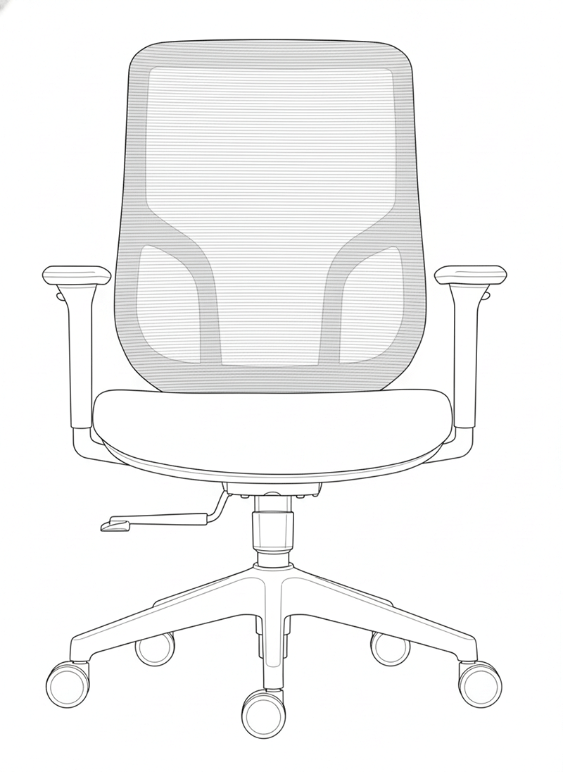 Silla de oficina Chic