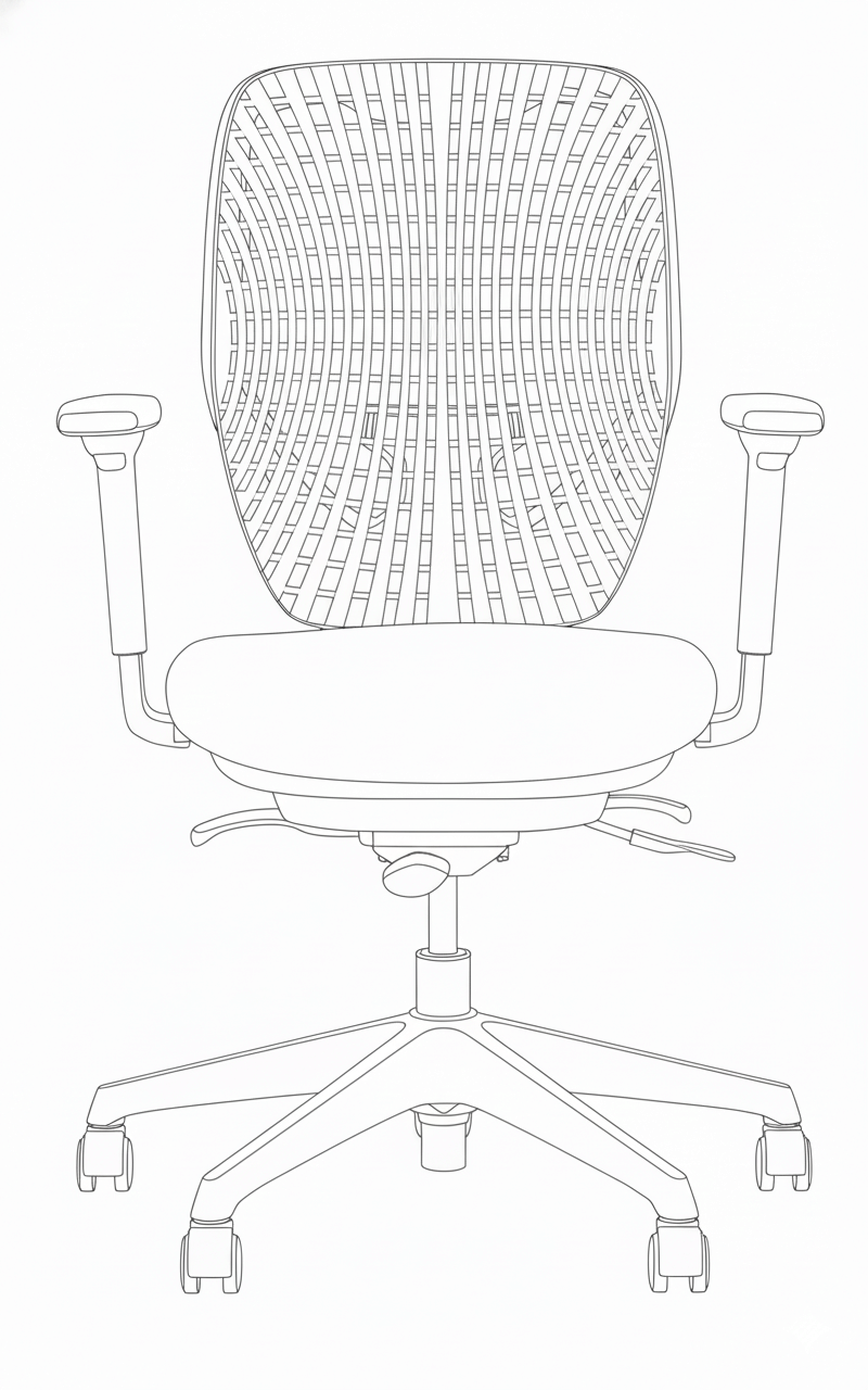 Silla de oficina Ingo Gris