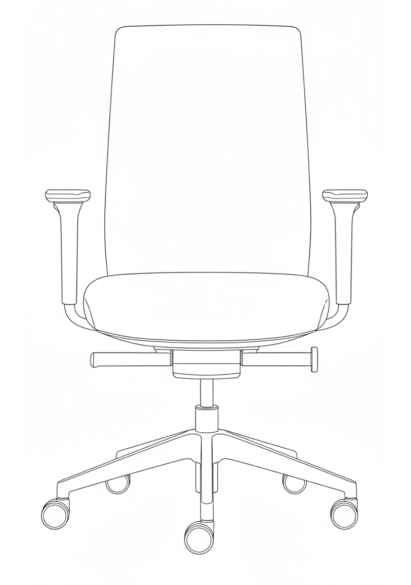 Silla de oficina Lux