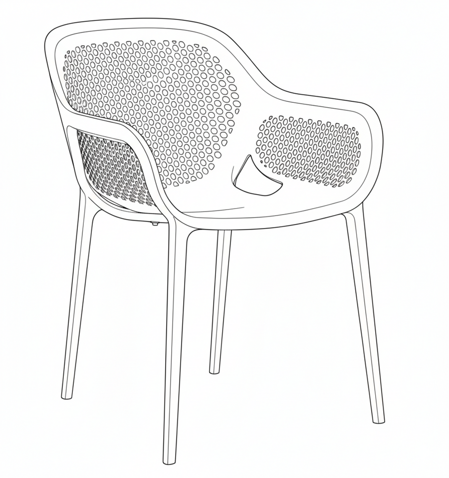 Silla exterior Atra