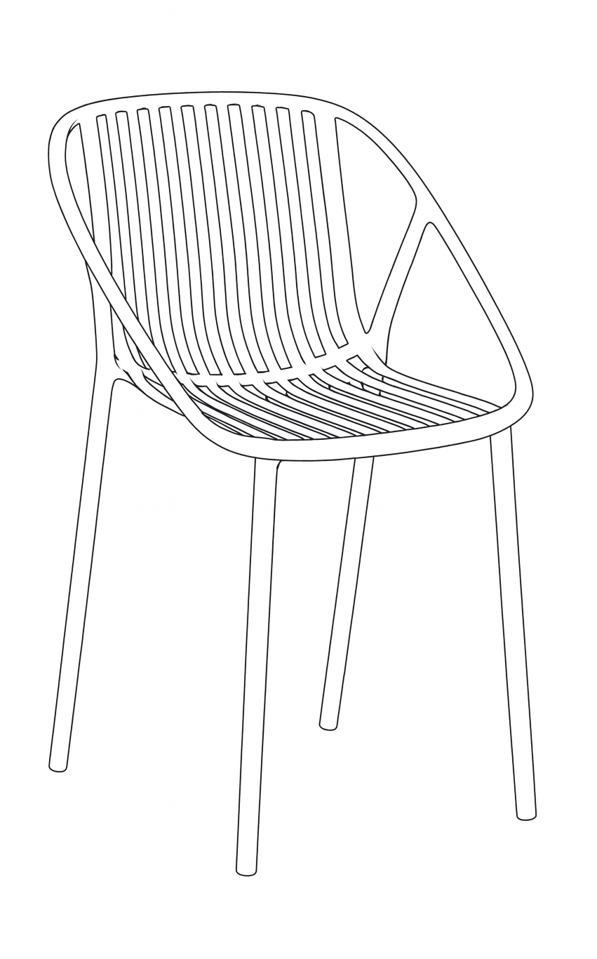 Silla de exterior Bini