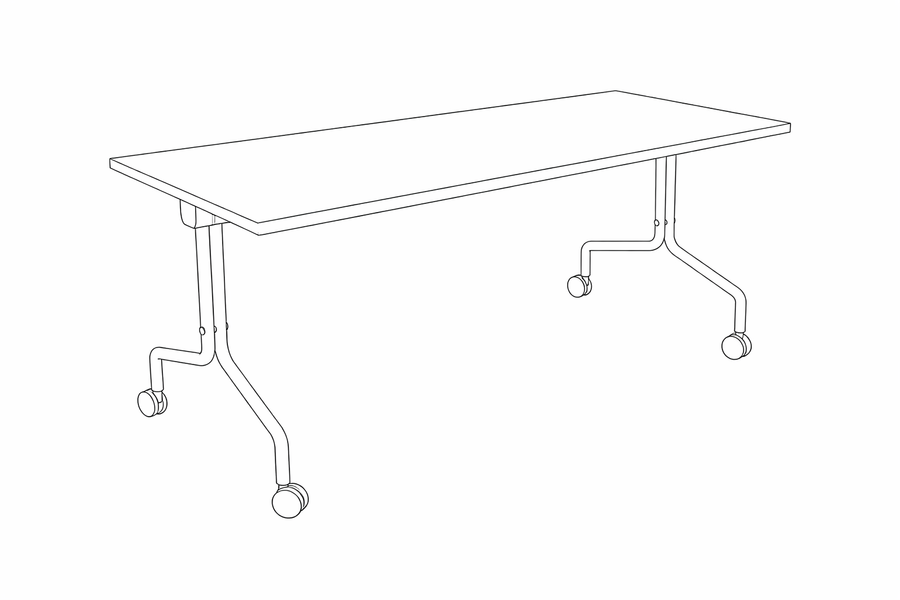 Mesa plegable Dominó
