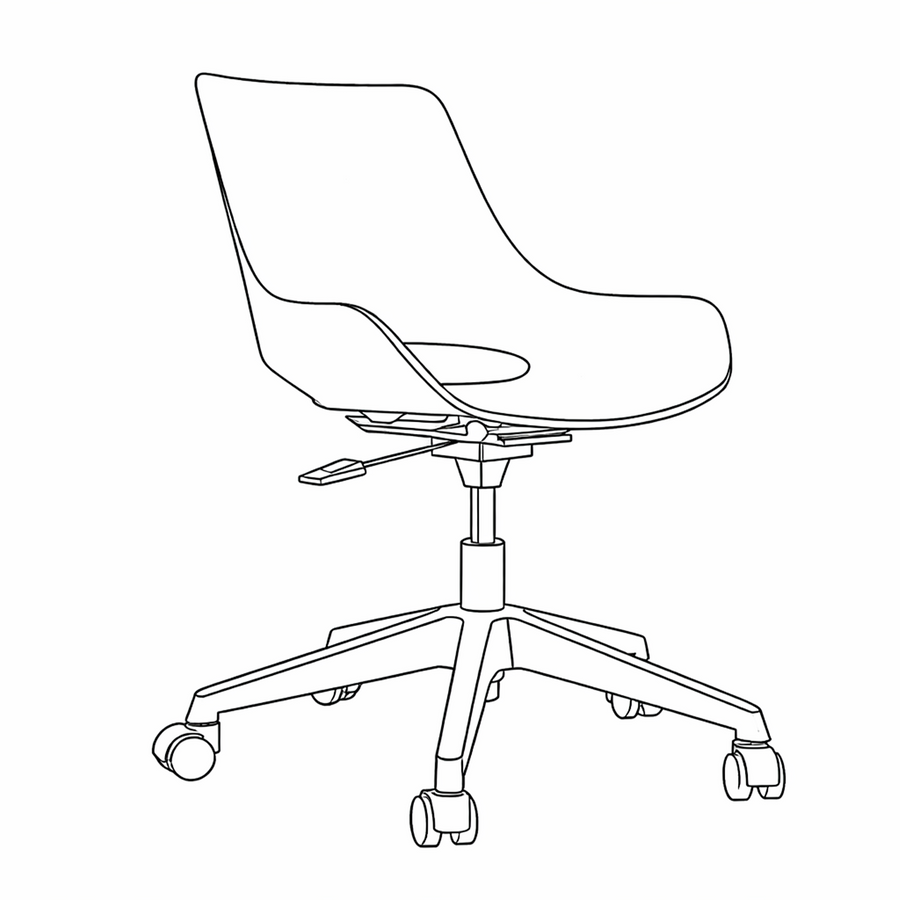 Silla Educativa Icons Giratoria