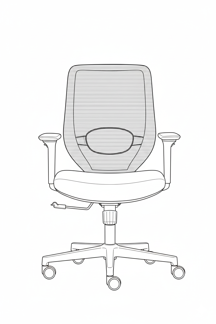 Silla de oficina Swan