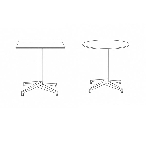 Mesa de exterior Moon en polipropileno